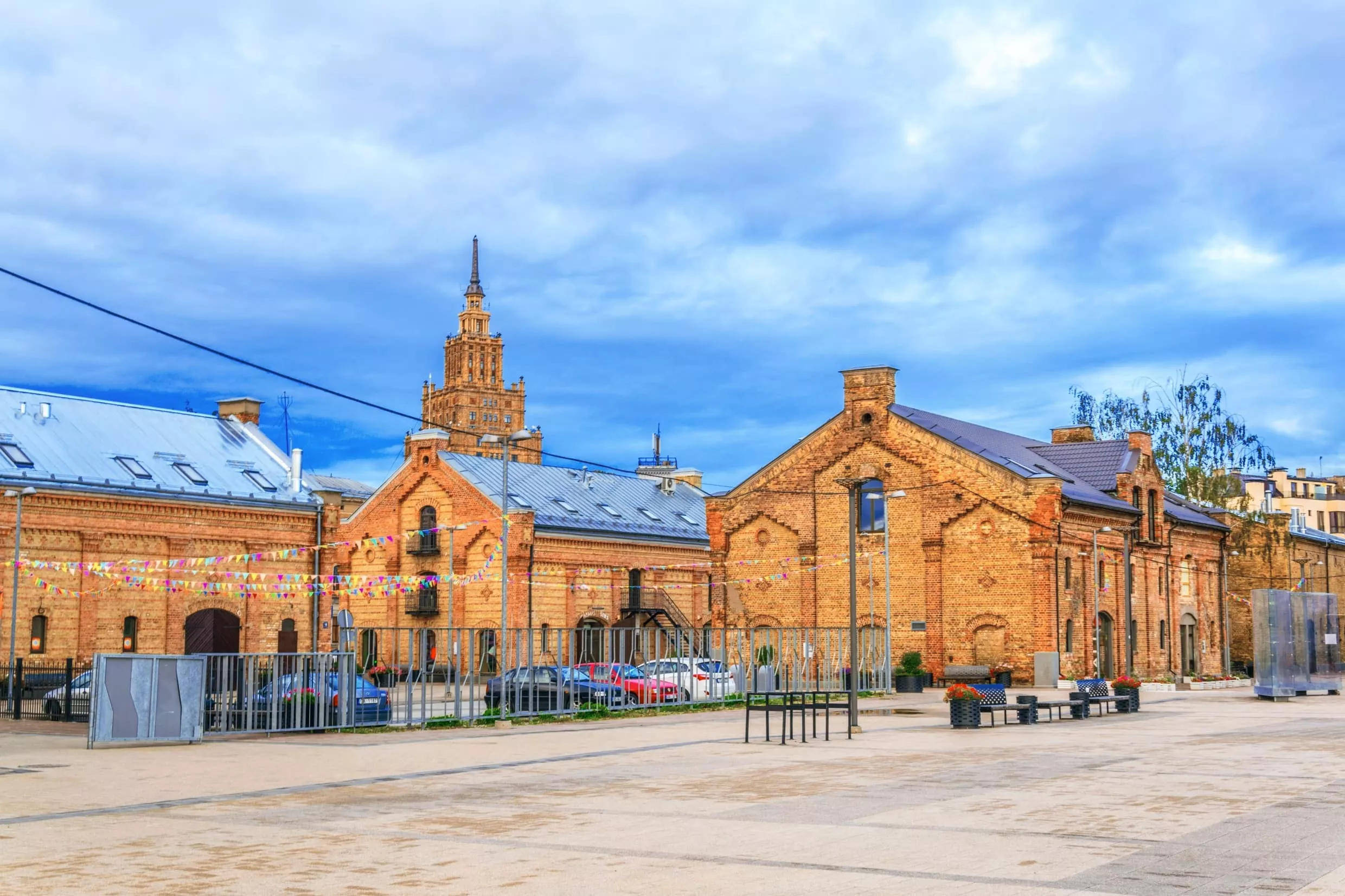 Spīķeru kvartāls netālu no projekta