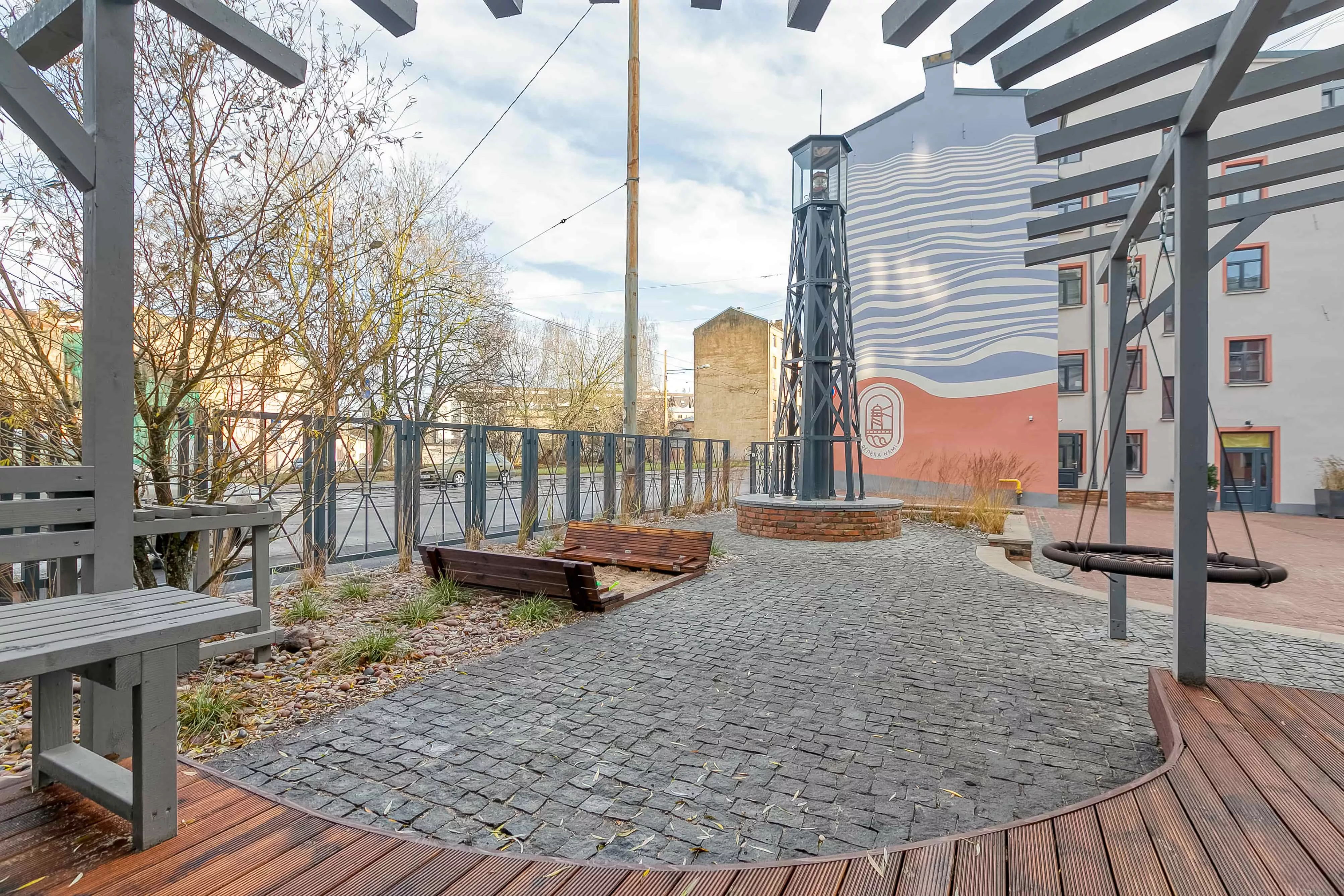 Rēdera Nami — viesistaba ar panorāmas skatu